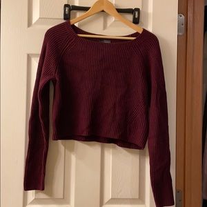 Gorgeous wine or black color sweater